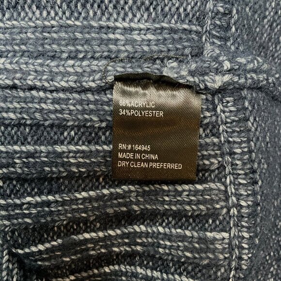 Toccin Turtleneck Sweater Navy Size S Pullover Long Sleeve Ribbed - Picture 8 of 8